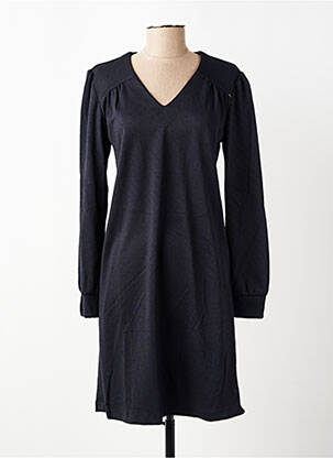 Robe mi-longue manches longues manches longues noir COUTURIST femme