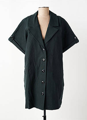 Robe courte manches courtes manches courtes vert COUTURIST femme