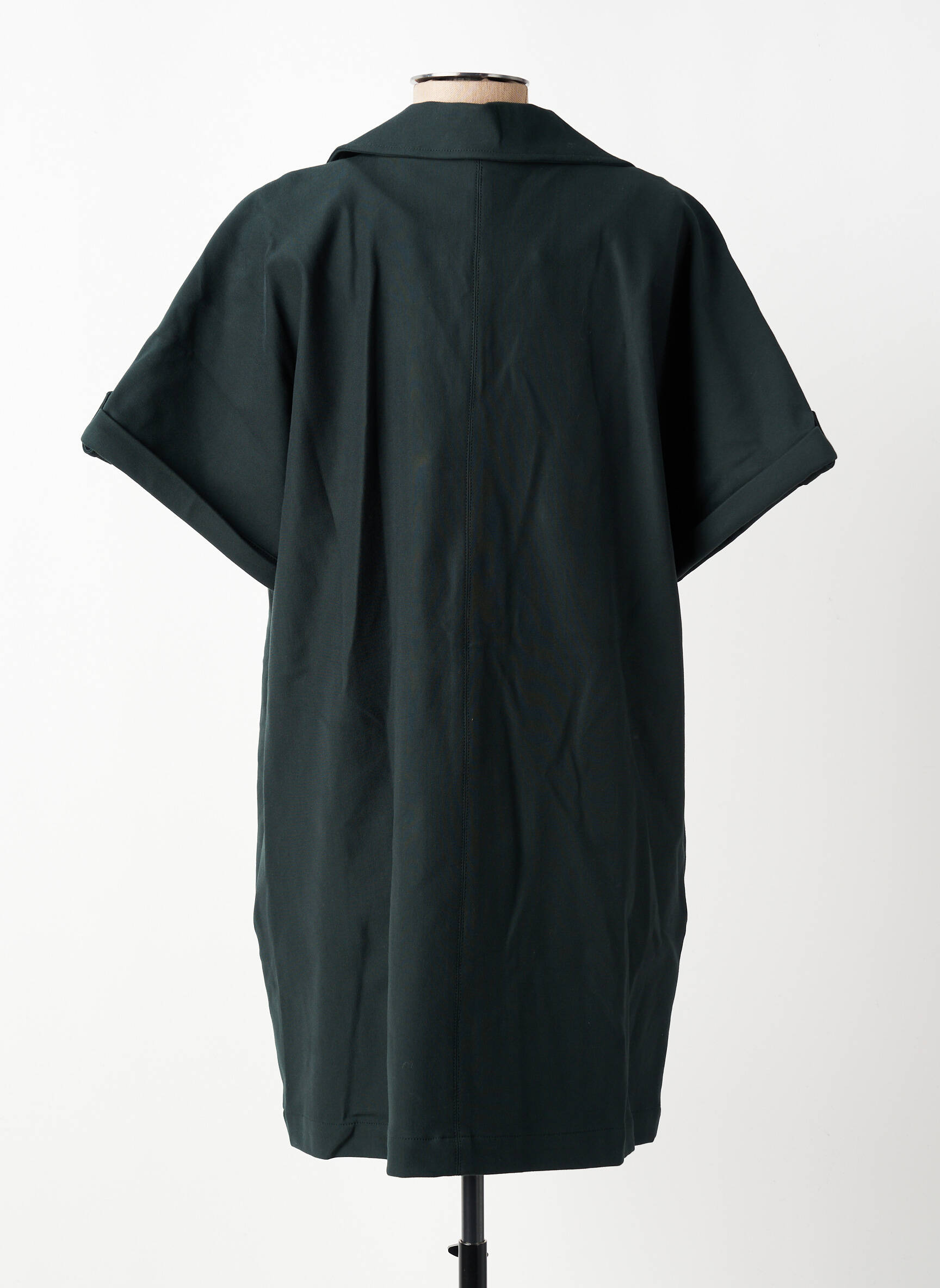 Robe courte manches courtes manches courtes vert COUTURIST femme