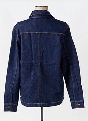 Veste casual fermeture boutonnée sur le devant bleu COUTURIST homme