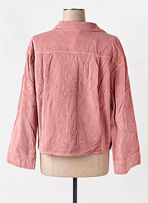 Veste casual coupe droite rose COUTURIST femme