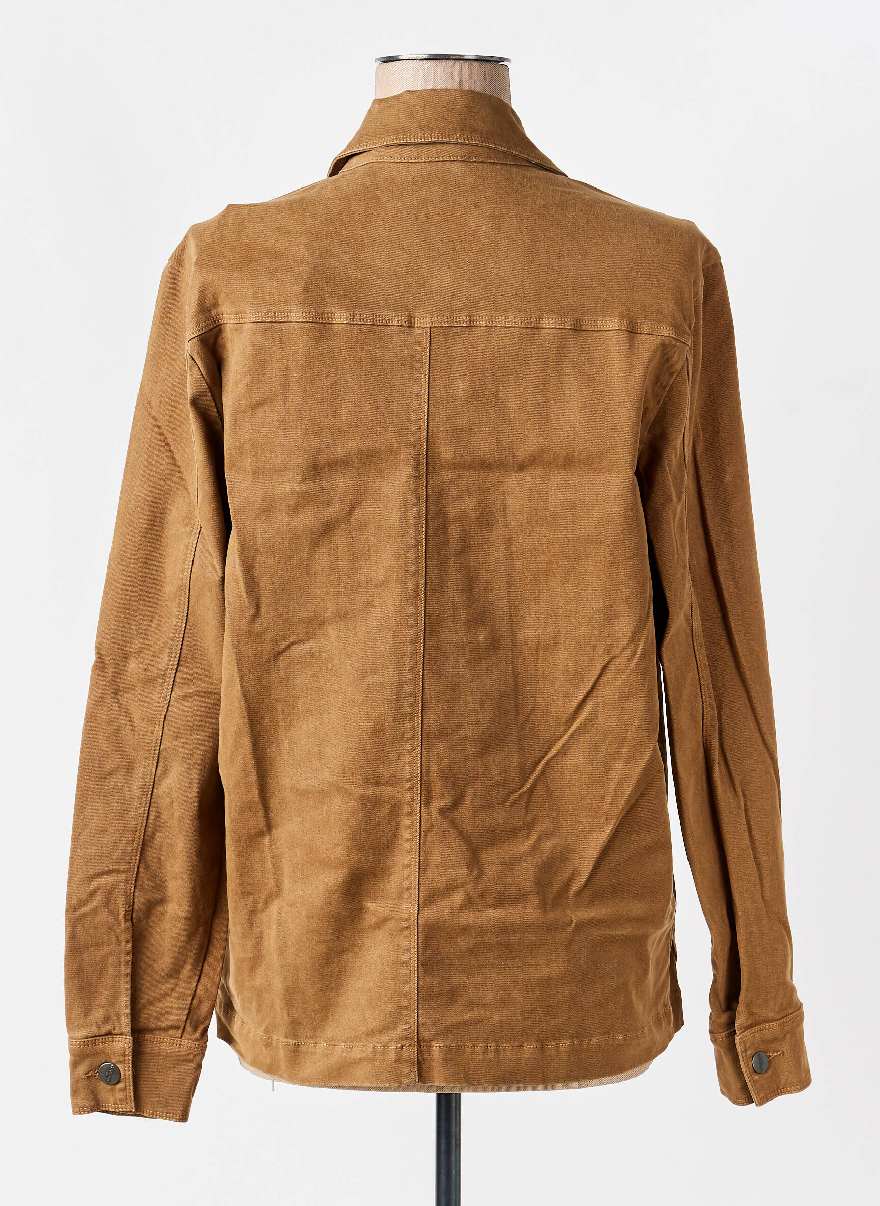 Veste casual coupe droite marron COUTURIST femme