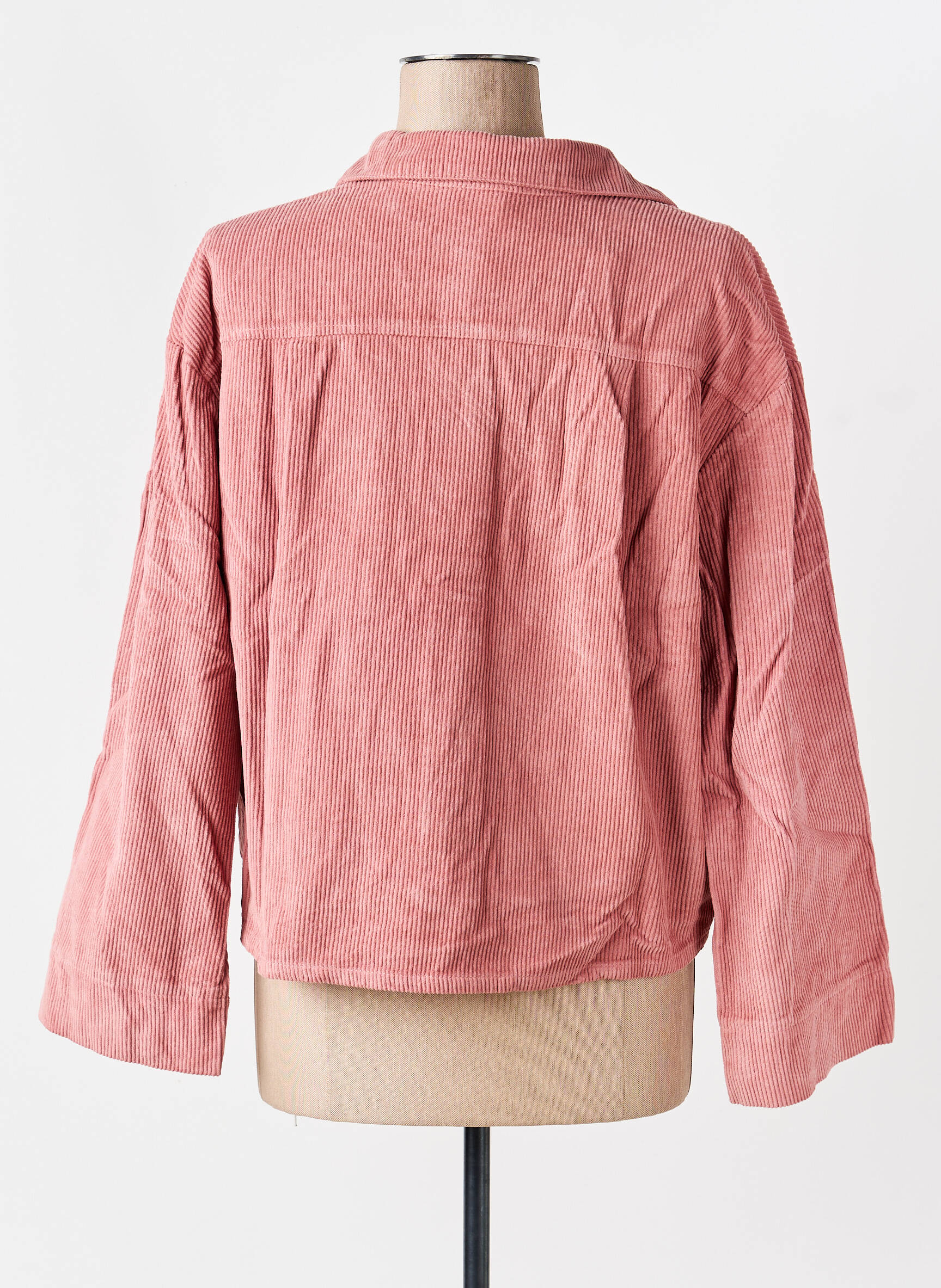 Veste casual coupe droite rose COUTURIST femme