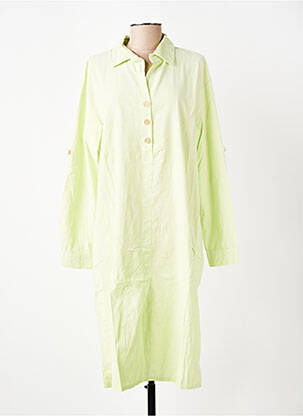 Robe longue manches longues manches longues vert COUTURIST femme