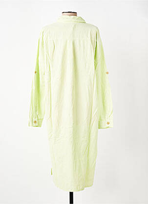 Robe longue manches longues manches longues vert COUTURIST femme