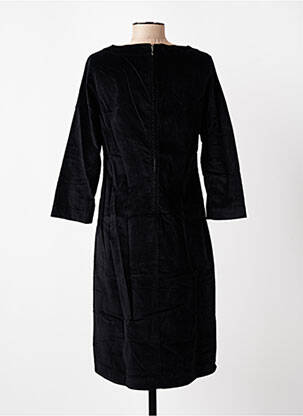 Robe mi-longue manches 3/4 manches 3/4 noir COUTURIST femme