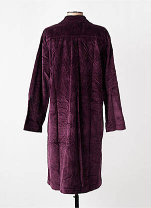Robe mi-longue manches longues manches longues violet COUTURIST femme