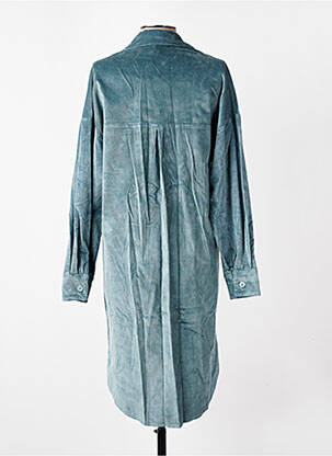 Robe mi-longue manches longues manches longues vert COUTURIST femme