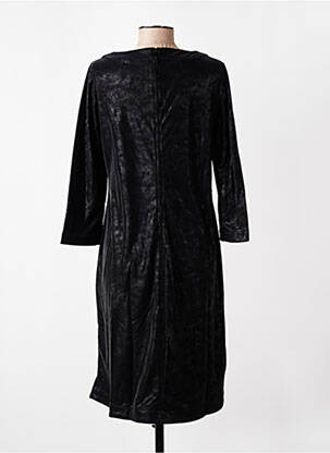 Robe mi-longue manches longues manches longues noir COUTURIST femme