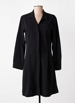 Robe courte manches 3/4 manches 3/4 noir COUTURIST femme