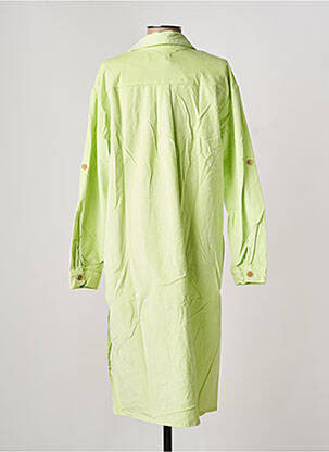 Robe longue manches longues manches longues vert COUTURIST femme