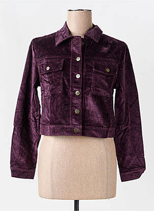 Veste casual poches violet COUTURIST femme