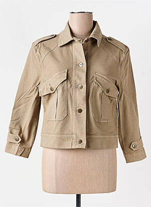 Veste casual poches marron COUTURIST femme