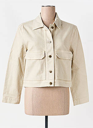 Veste casual poches beige COUTURIST femme