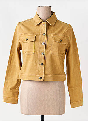 Veste casual poches jaune COUTURIST femme