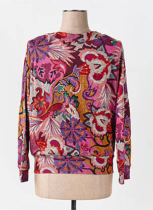 Veste casual col rond rose COUTURIST femme