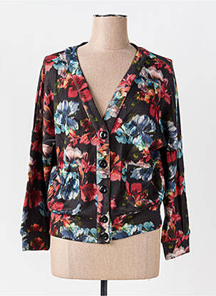 Veste casual fermeture boutonnée sur le devant noir COUTURIST femme