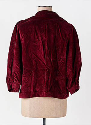 Blazer finition intérieure doublée rouge COUTURIST femme