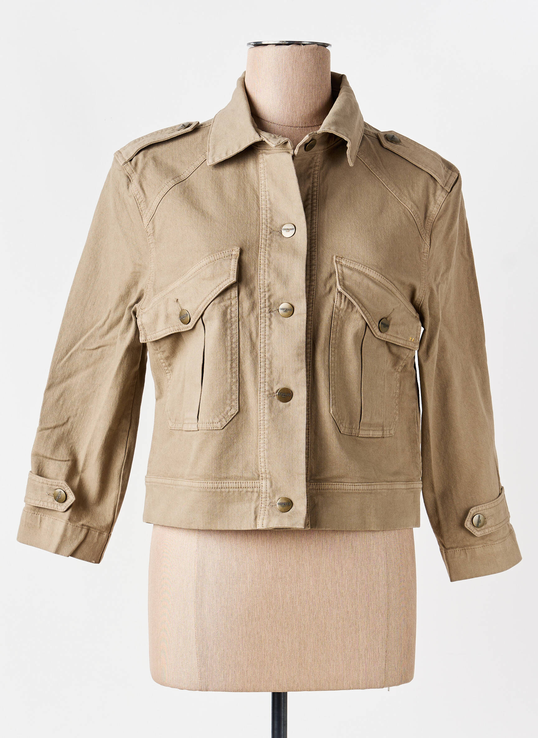 Veste casual poches marron COUTURIST femme