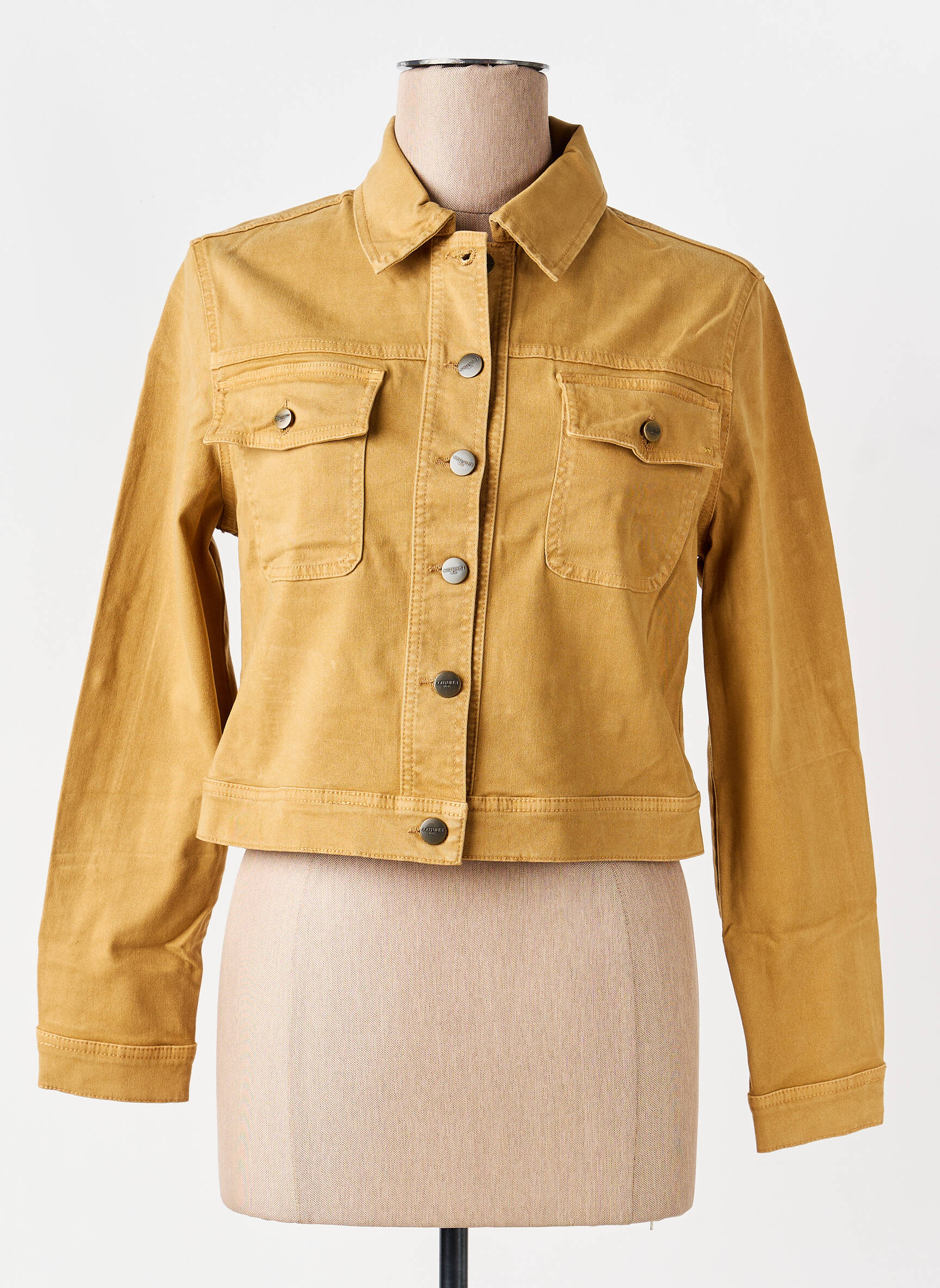 Veste casual poches jaune COUTURIST femme