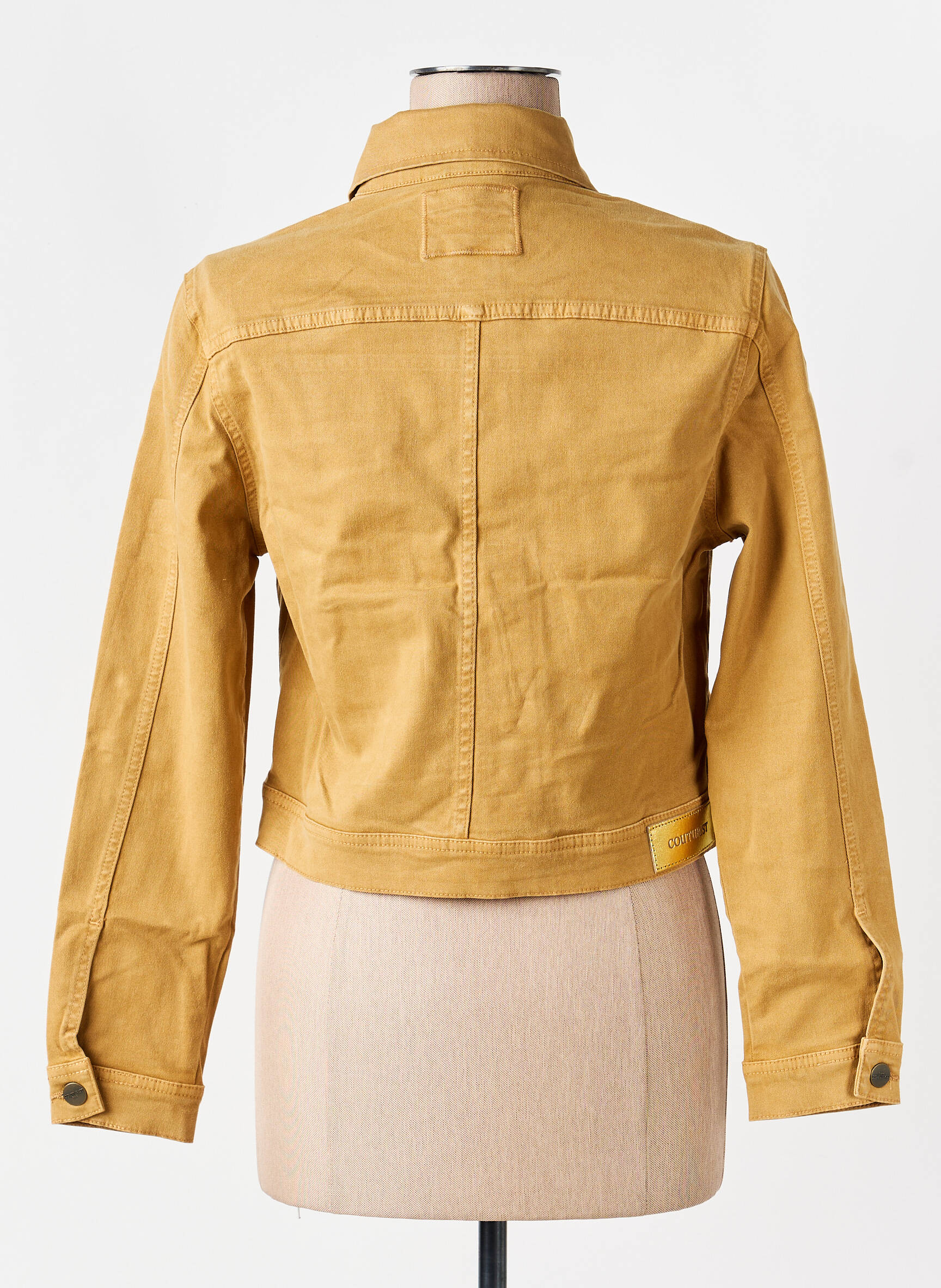 Veste casual poches jaune COUTURIST femme