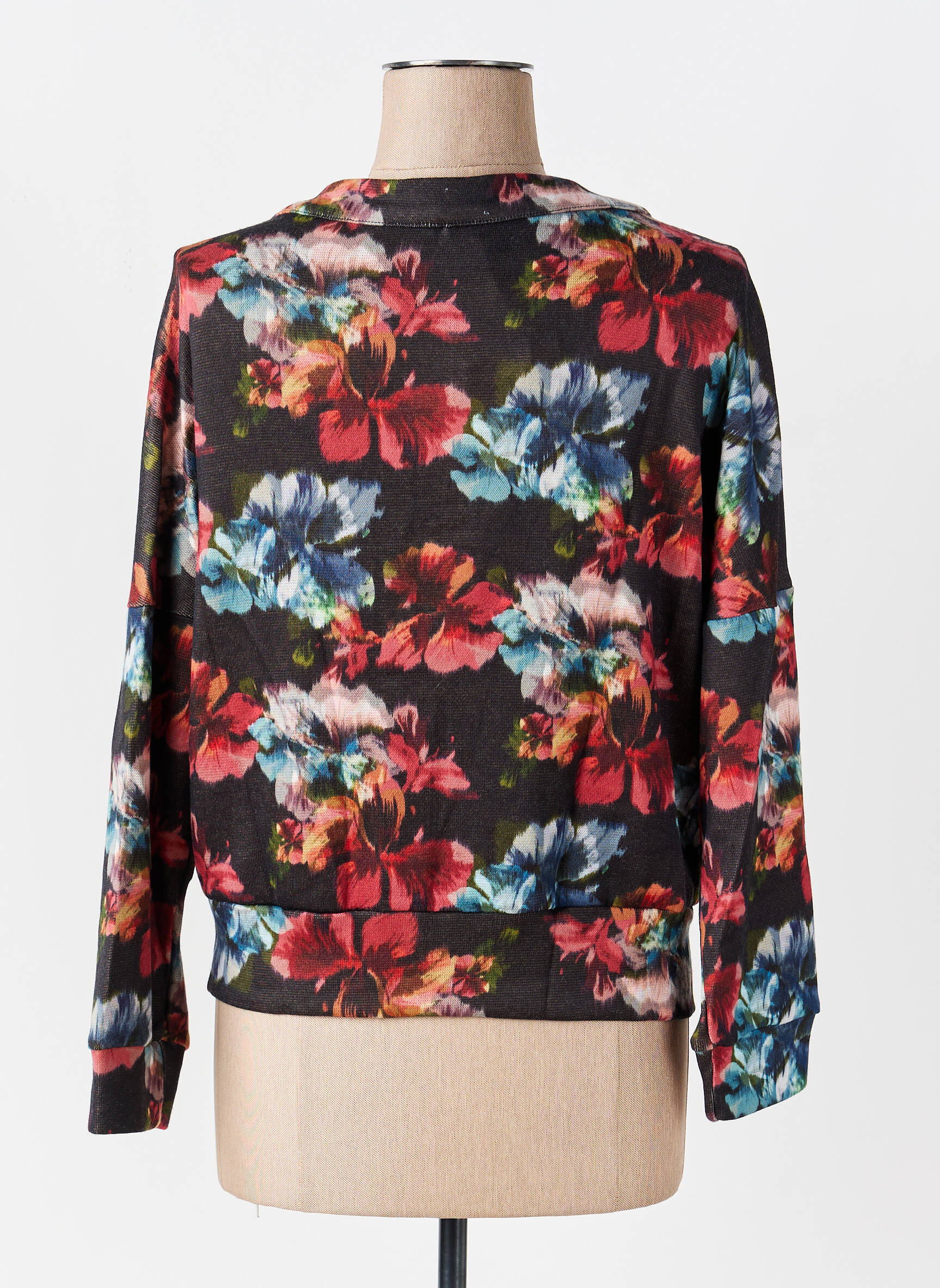 Veste casual fermeture boutonnée sur le devant noir COUTURIST femme