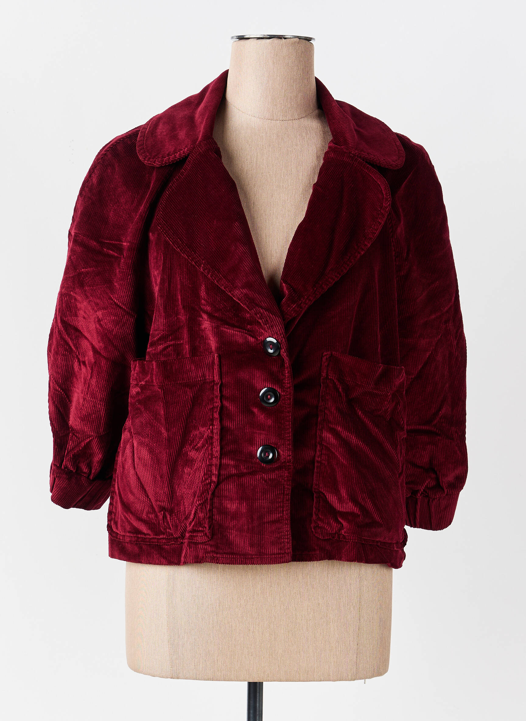 Blazer finition intérieure doublée rouge COUTURIST femme