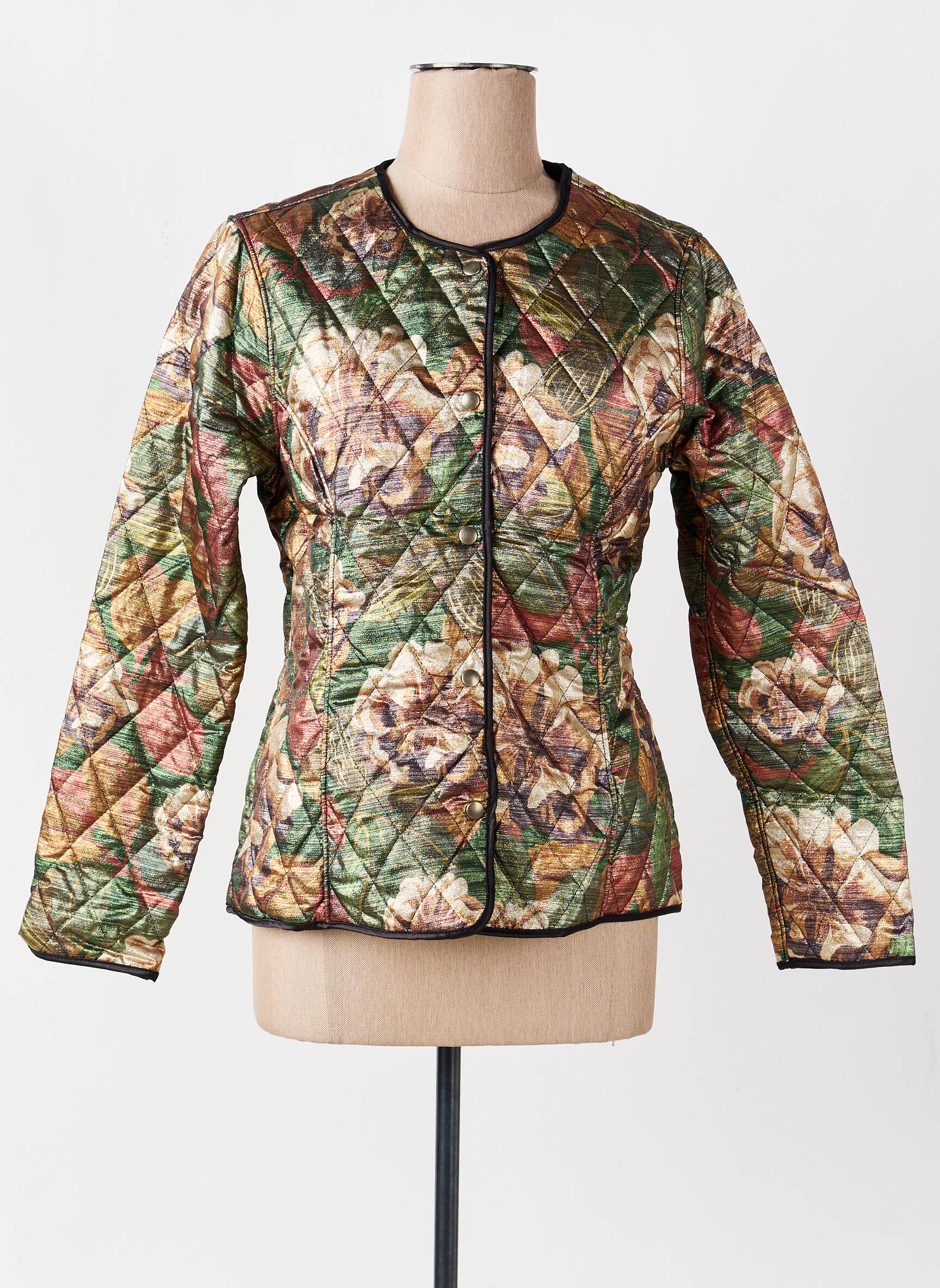 Veste casual col rond vert COUTURIST femme