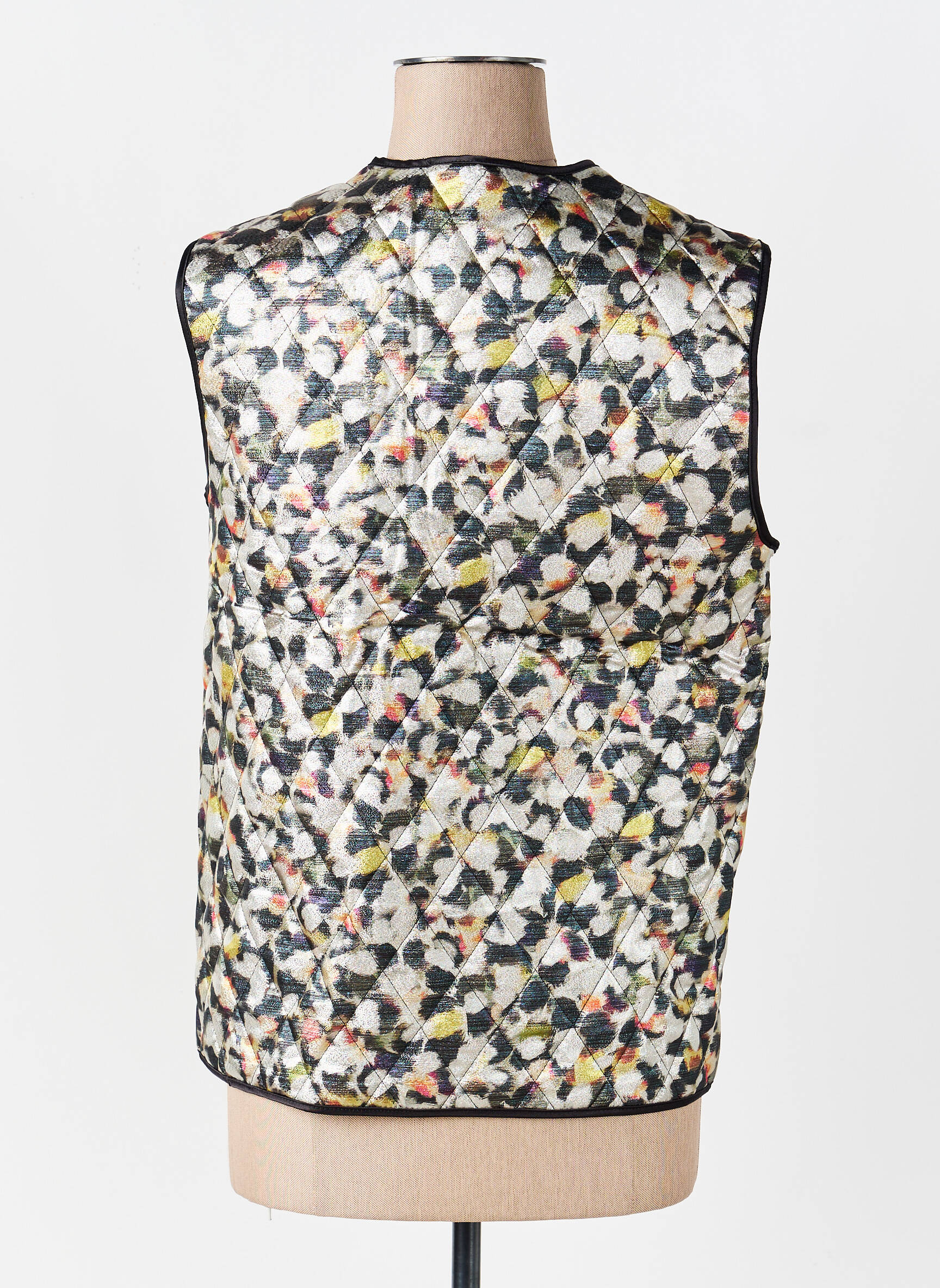 Gilet sans manche coupe droite noir COUTURIST femme