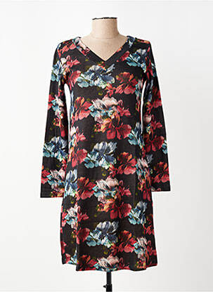 Robe courte manches longues manches longues noir COUTURIST femme