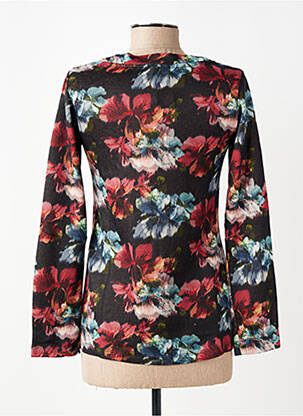 Pull coupe cintrée manches longues noir COUTURIST femme