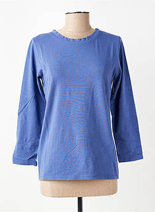 T-shirt manches 3/4 manches 3/4 violet COUTURIST femme