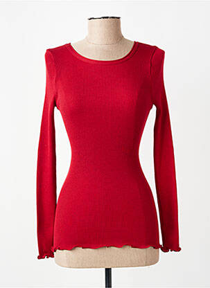 Top manches longues manches longues rouge OSCALITO femme