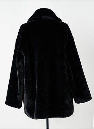 Manteau long coupe droite sans capuche noir TWINSET femme