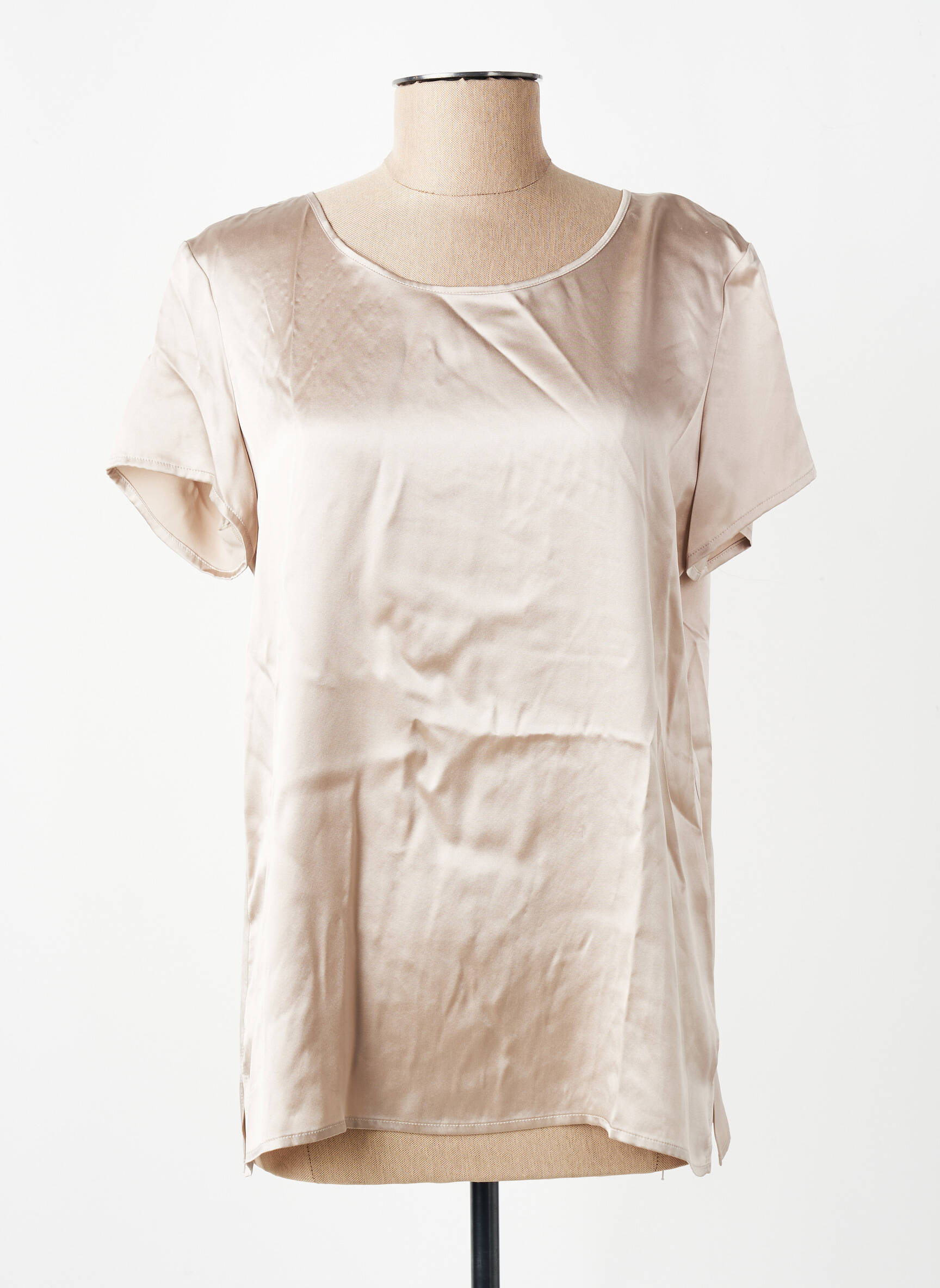 Top manches courtes manches courtes gris OSCALITO femme