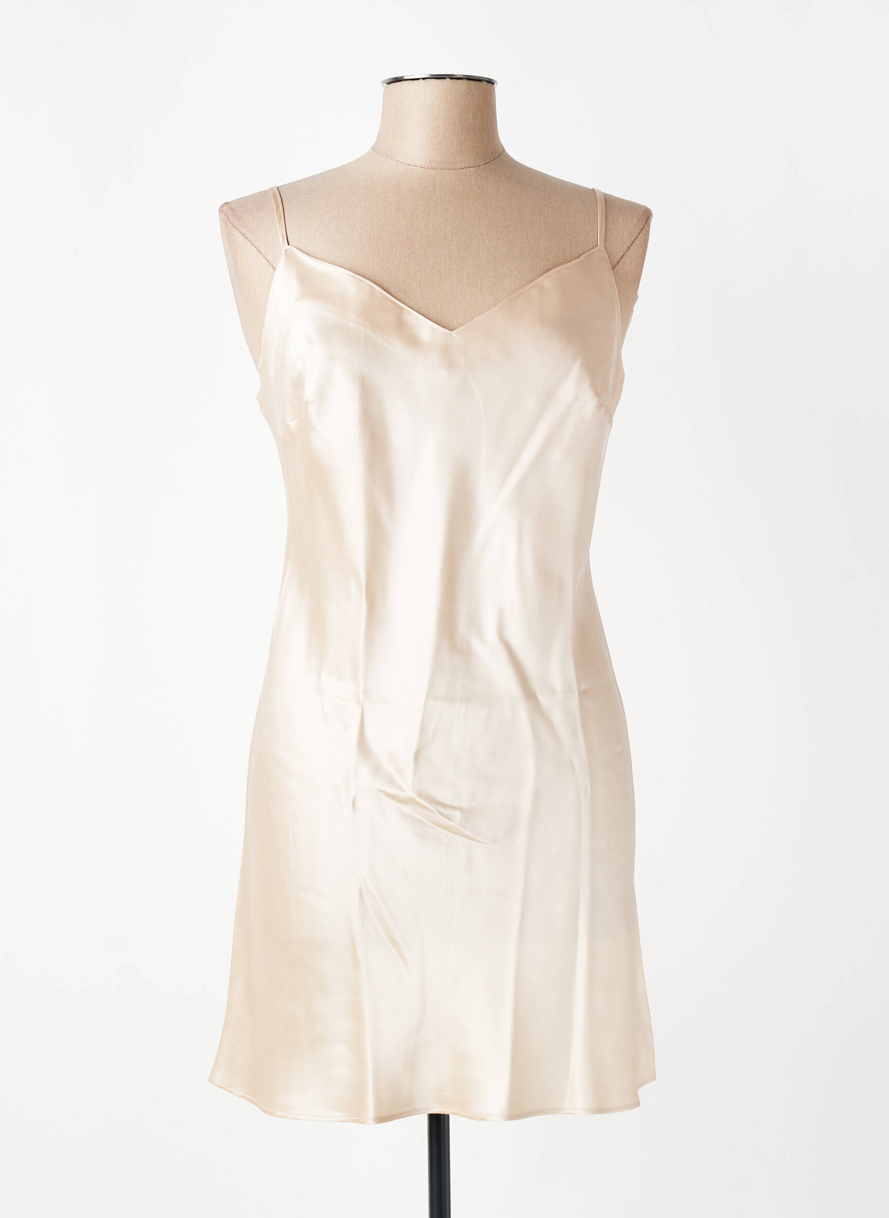 Nuisette/combinette effet matière satinée rose MARJOLAINE femme