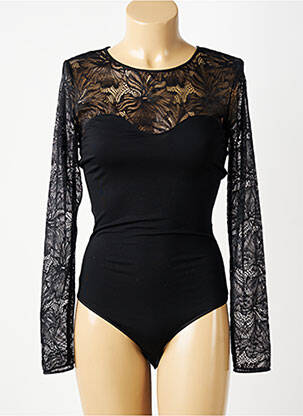 Body col rond manches longues noir OSCALITO femme