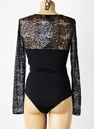 Body col rond manches longues noir OSCALITO femme