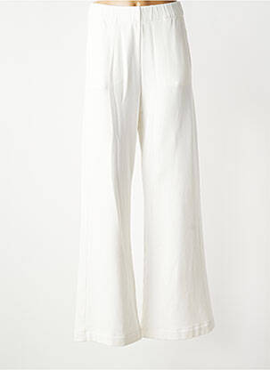 Pantalon droit stretch taille normale blanc RIVER WOODS femme