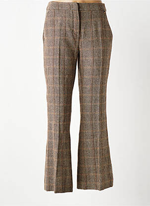 Pantalon flare taille normale taille normale beige RIVER WOODS femme