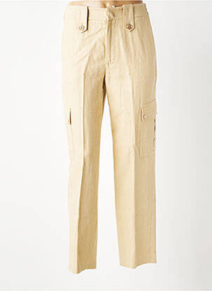 Pantalon cargo slim taille normale beige TWINSET femme