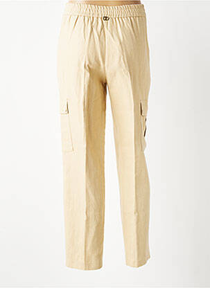 Pantalon cargo slim taille normale beige TWINSET femme