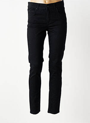 Jeans skinny tissage brut taille normale noir ANGELS femme