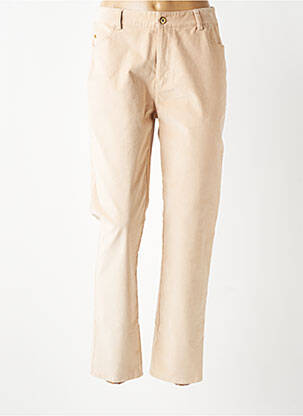 Pantalon slim stretch taille normale beige TWINSET femme