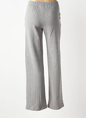 Pantalon droit stretch taille normale gris VITAMINA femme