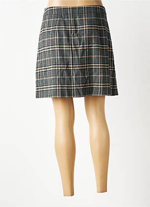 Jupe courte doublure vert RIVER WOODS femme