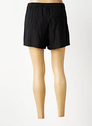 Short fermeture zippée sous rabat boutonné taille normale noir VERDISSIMA femme