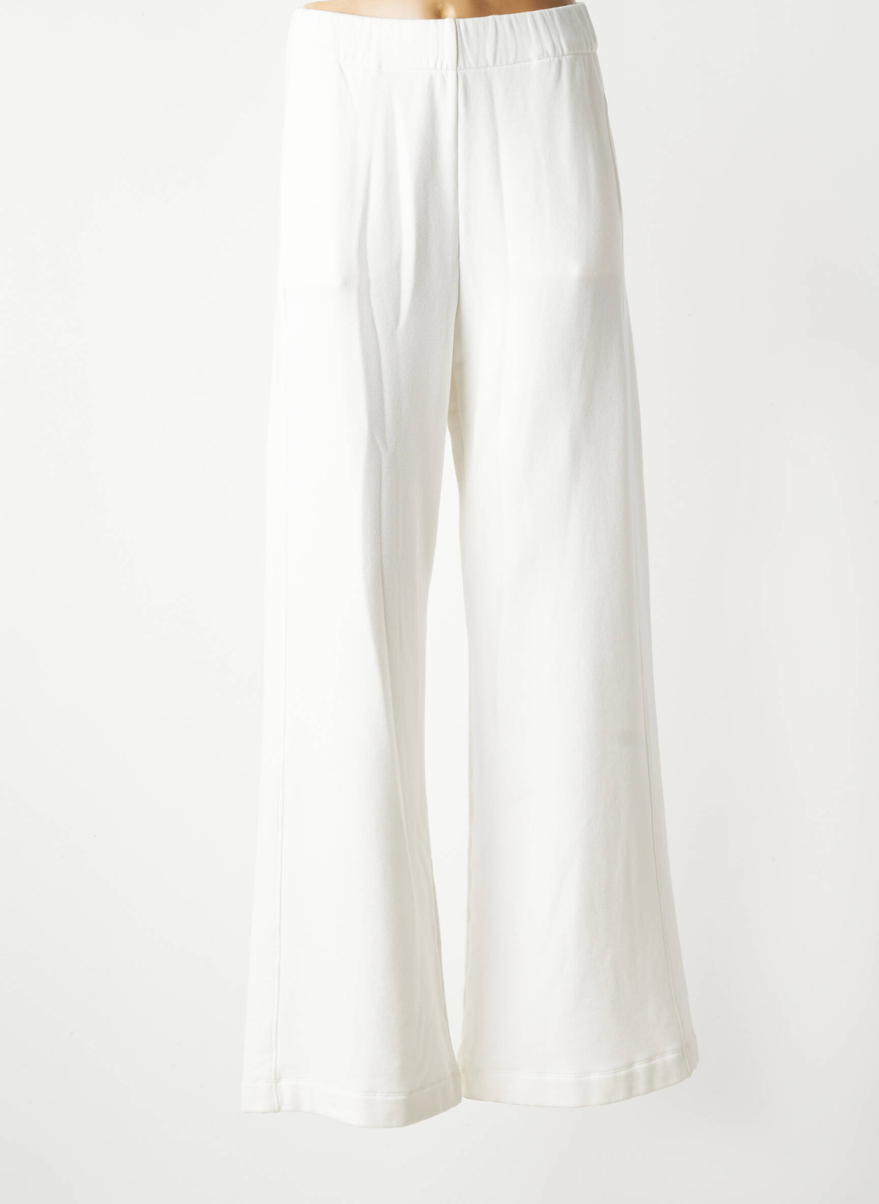 Pantalon droit stretch taille normale blanc RIVER WOODS femme