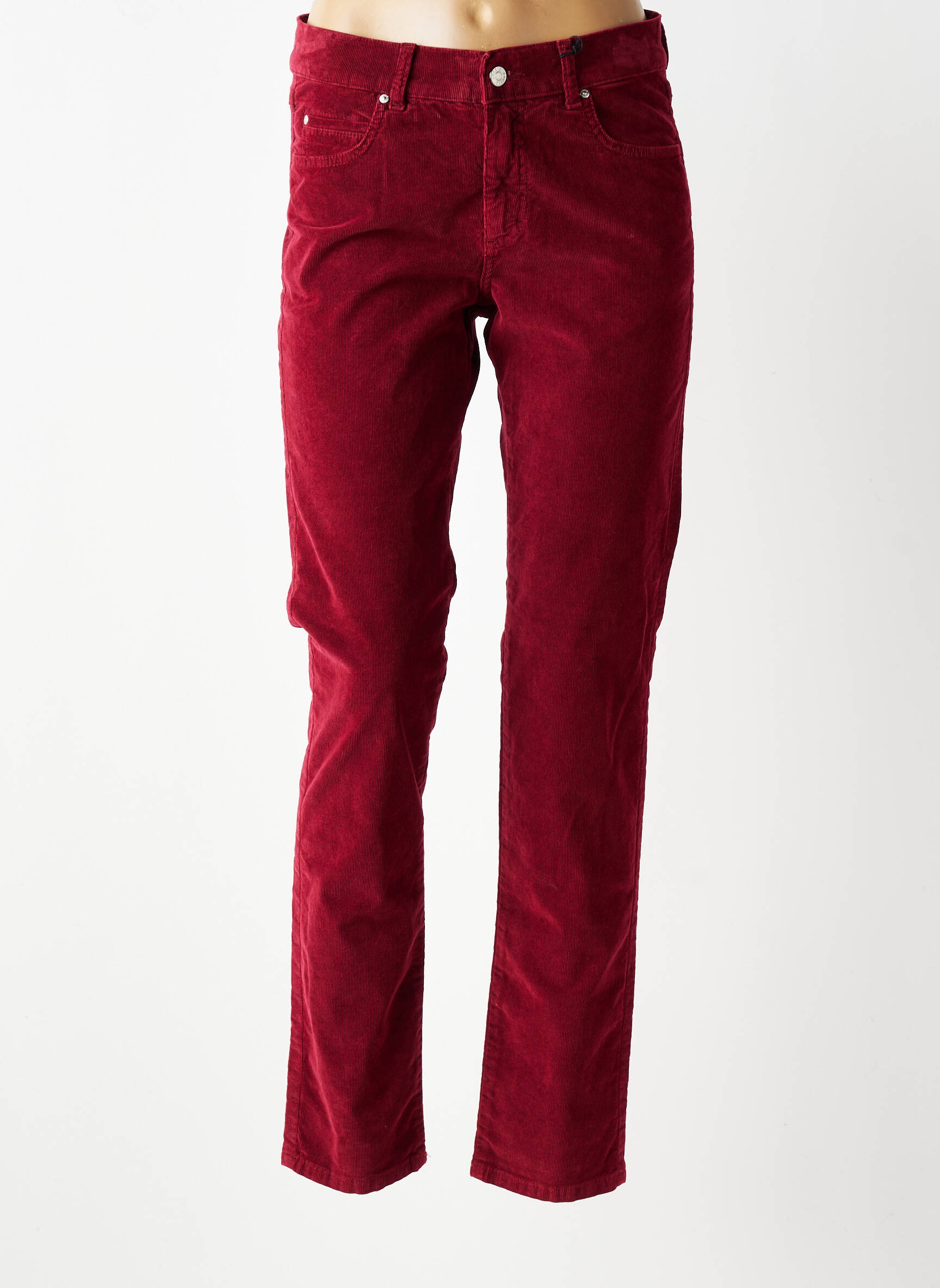 Pantalon slim stretch taille normale rouge ANGELS femme