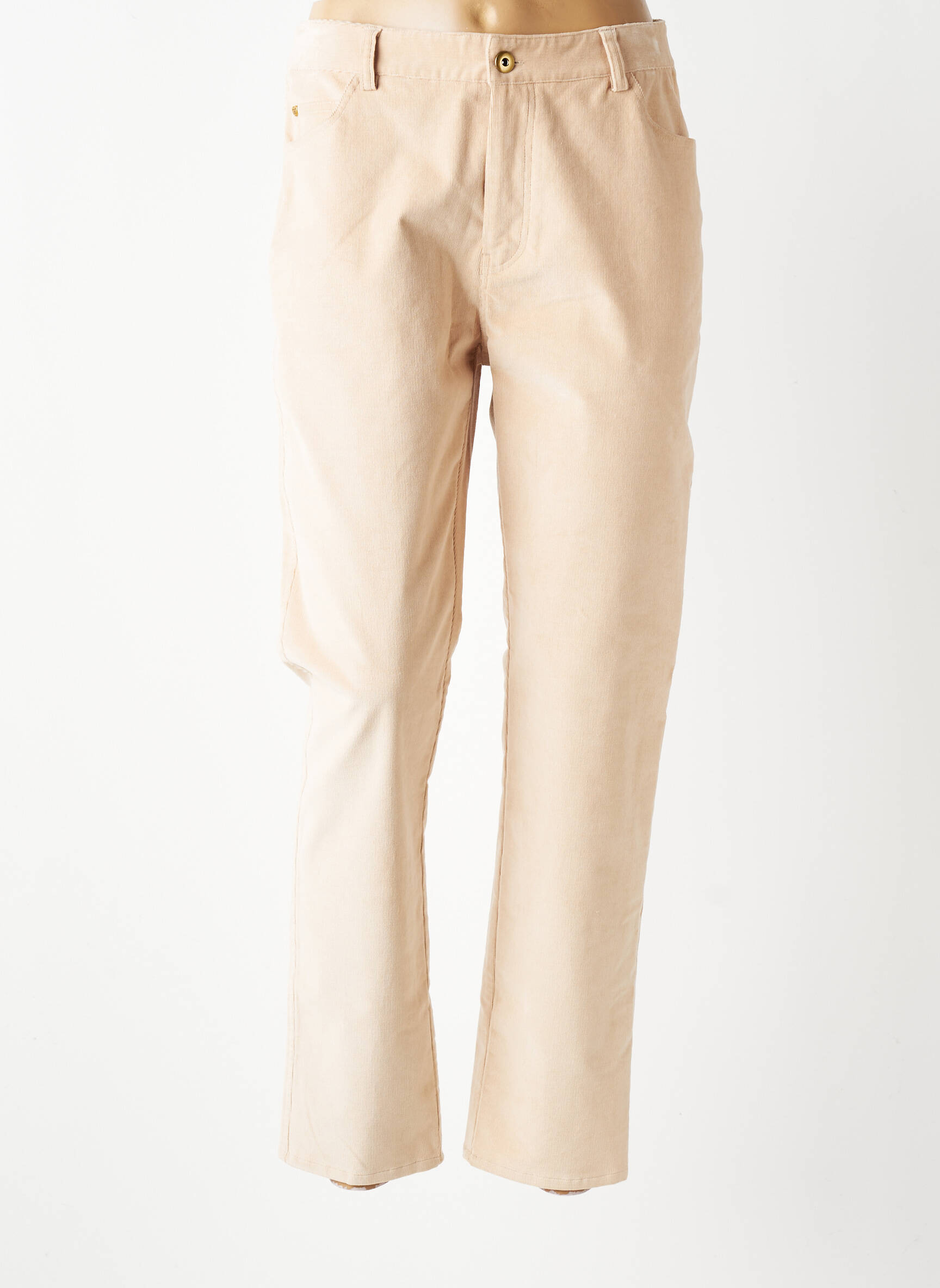 Pantalon slim stretch taille normale beige TWINSET femme